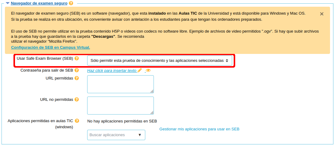SEB activo